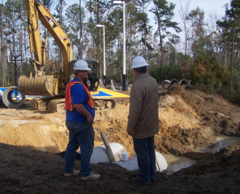 Drainage Correction at NAVSCIATTS